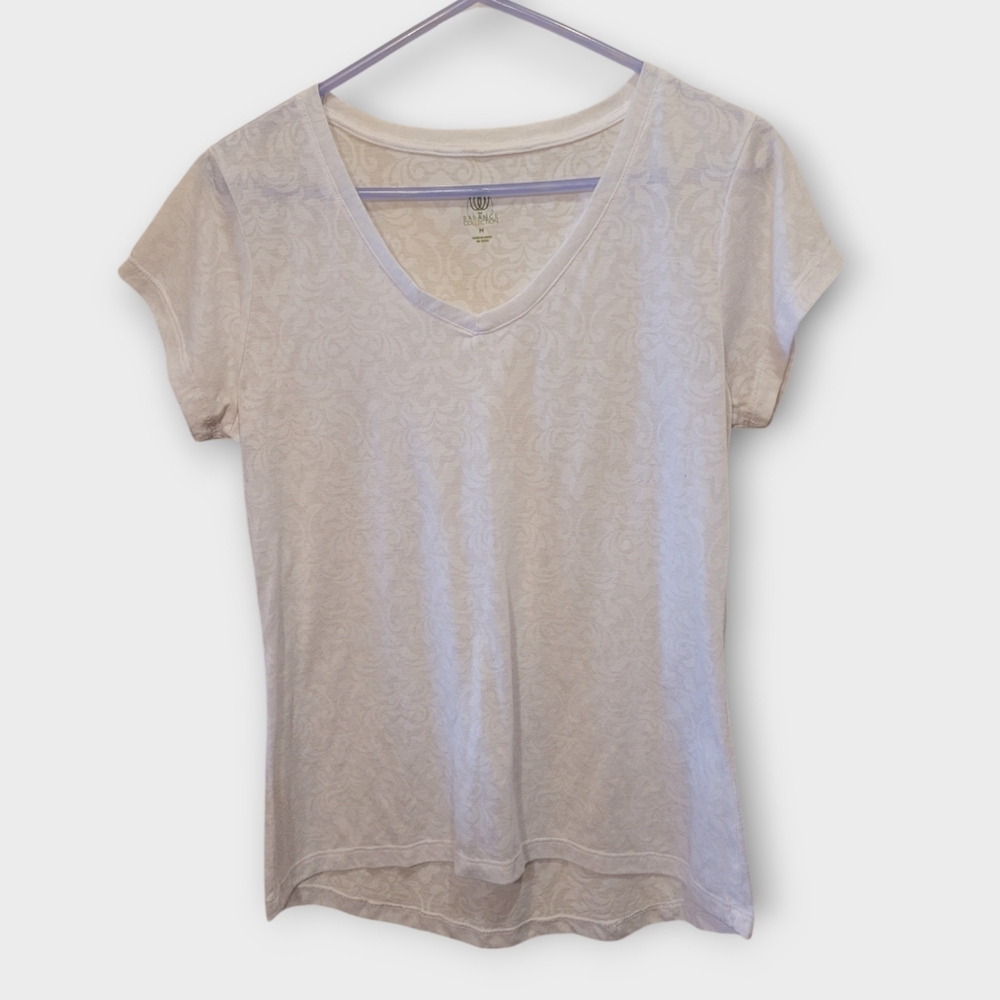 𝗧𝗛𝗘 𝗕𝗔𝗟𝗔𝗡𝗖𝗘 𝗖𝗢𝗟𝗟𝗘𝗖𝗧𝗜𝗢𝗡 - Semi Sheer Patterned Tee